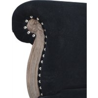 Velvet Studded Home Office Chair