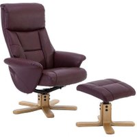 'Montreal' Luxury Recliner with Matching Footstool