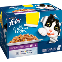 Felix As Good As It Looks Cat Food Favourites 12 x 100g