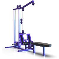 Fusion Lat Pulldown Low Row Combo - Fully Customisable Colours
