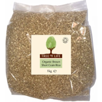 Tree of Life Organic Short Grain Brown Rice 1kg