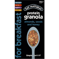 Eat Natural for Breakfast Protein Granola Almonds, Seeds and Honey 400g