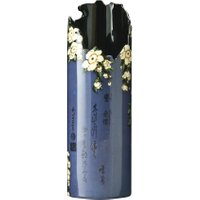Silhouette D'art Vase - Hokusai - Bird/Flowers