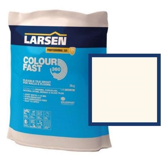Flexible White Grout 3kg