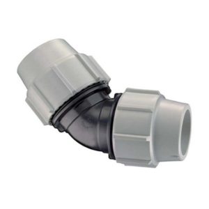 63mm MDPE Bend - 45 degree