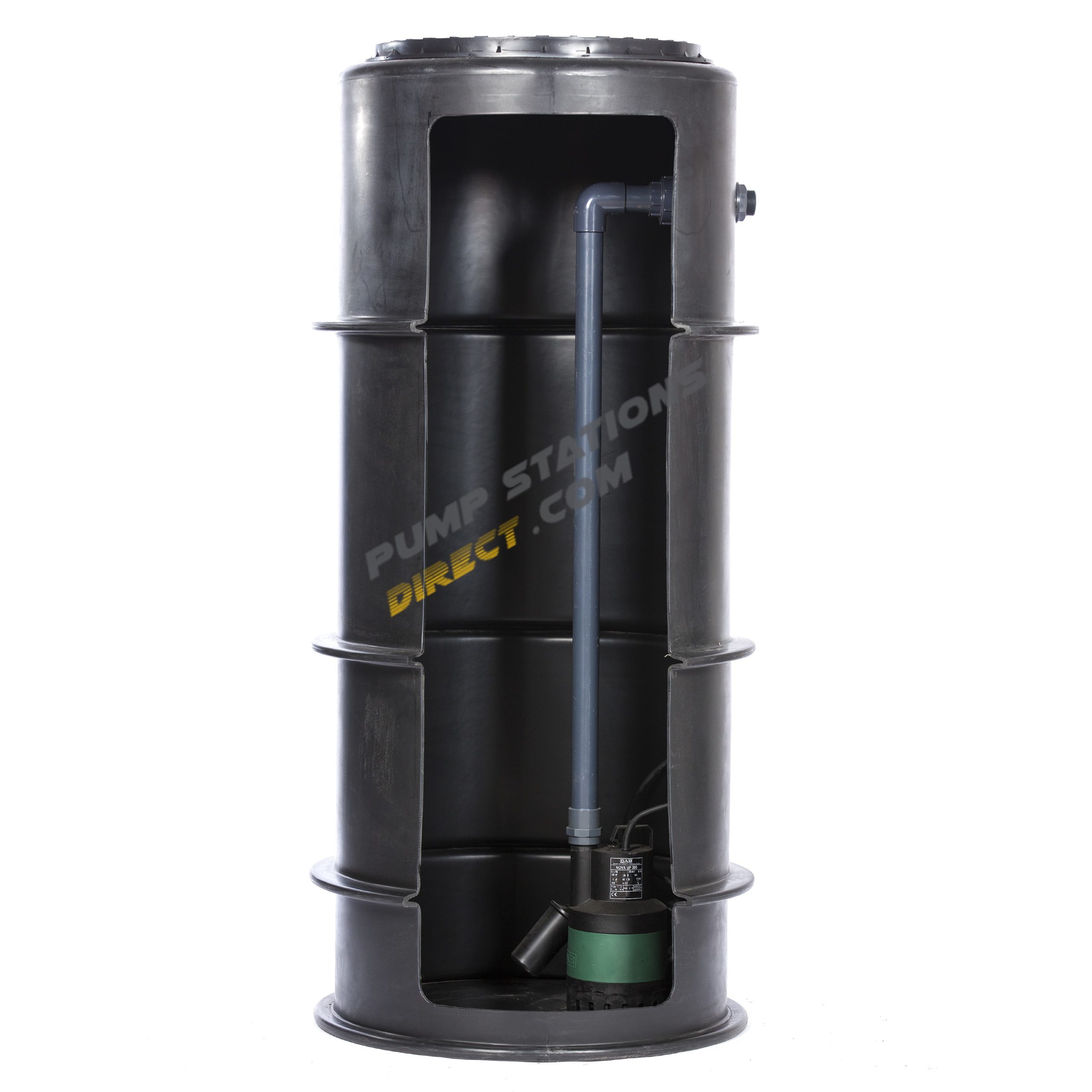 610mm x 1.5m Effluent Pump Station 438L Include High Level Alarm