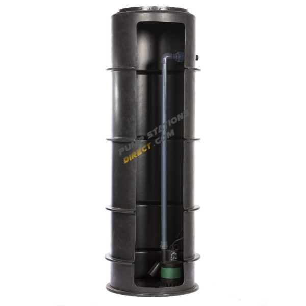 610mm x 2.0m Effluent Pump Station 584L Include High Level Alarm