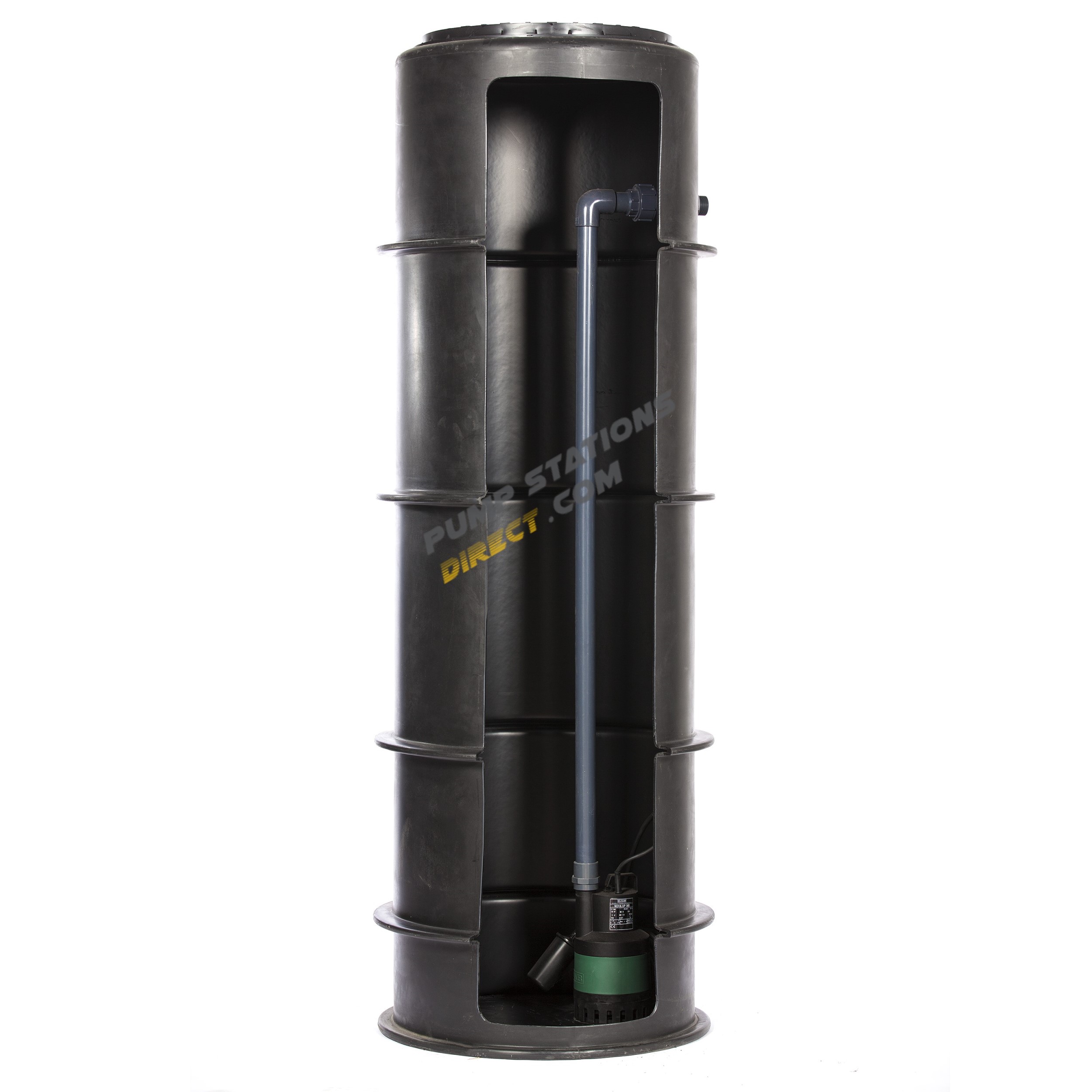 610mm x 2.0m Rainwater Pump Station 584L No Alarm