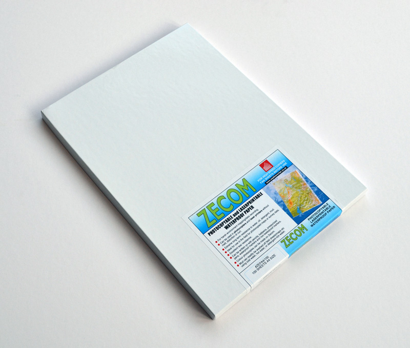 A4 ZecomÂ® Blank Laser Printable Waterproof Paper - 20 sheets