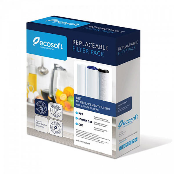Ecosoft - Set Of Replacement Filters For 3-Stage System