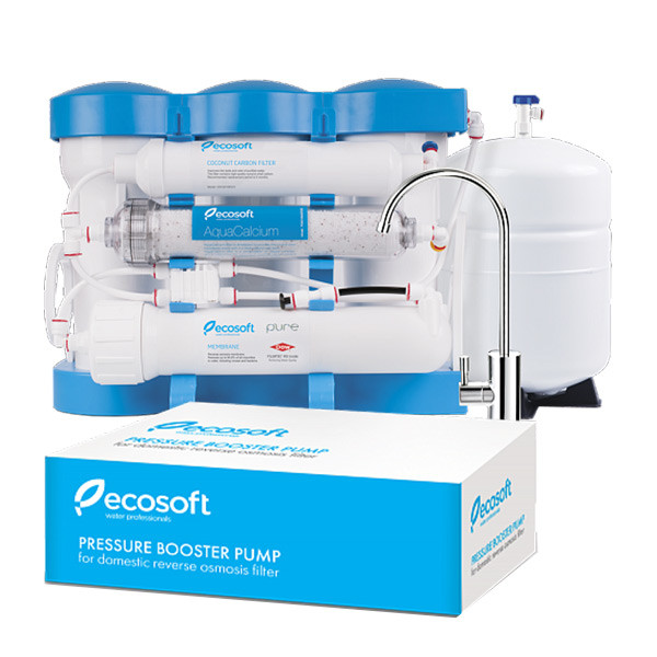Ecosoft P’URE AquaCalcium Reverse Osmosis Water Filter - Pumped