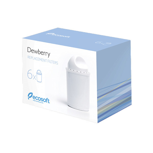 Replacement Filters for Ecosoft Dewberry Jug x 6