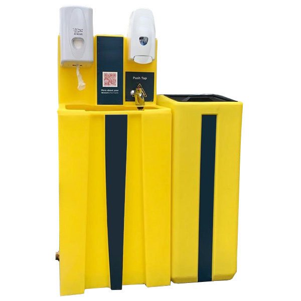 Hot Water Hand Wash Station (gravity to drain)