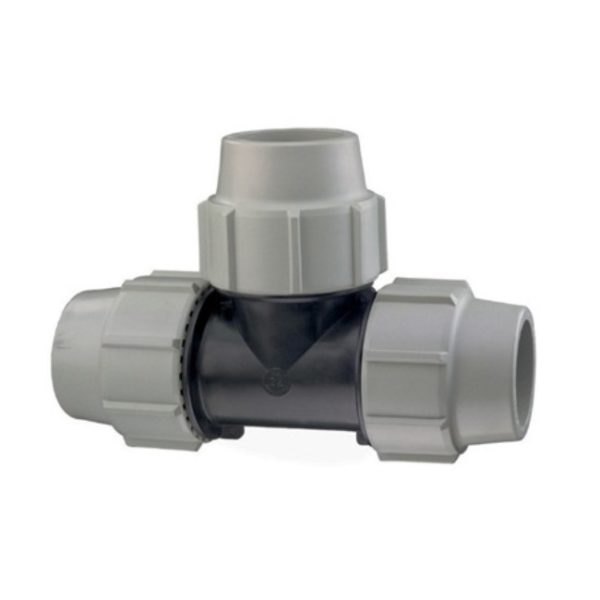 32mm MDPE Equal T Connector