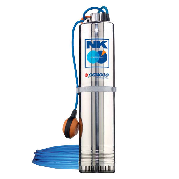 Pedrollo NK Multi-stage Submersible Pump (Previous Models) NK2/1 GE- Flow up to 80lpm, Head up to 36m Single Phase