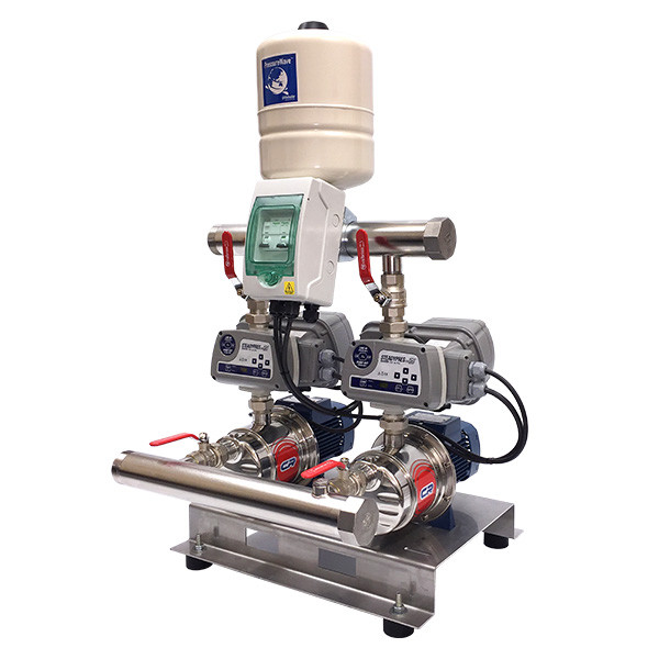 POWERBOOST FLOW V80 – Twin 4 Bar Booster Set 100l/min @3bar