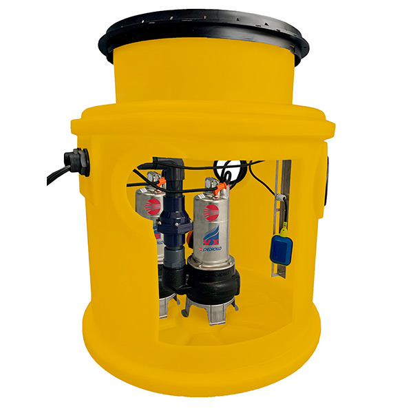 Powerdrain Foul Twin Pump Station