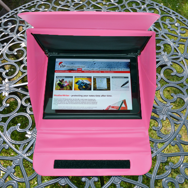 LightShieldÂ® - Protect your tablet from sun glare for Tablets up to 9.7" - Flamingo Pink