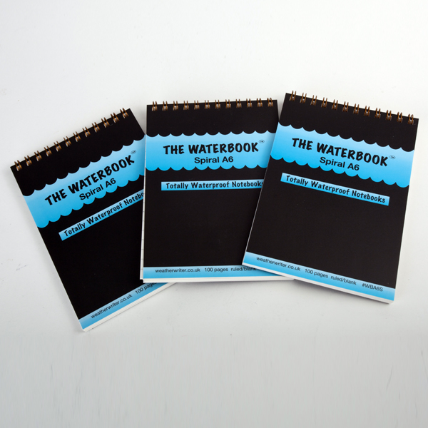 WaterBook Spiral Notebook A6