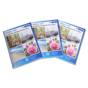 Water~JetÂ® Completely Waterproof Ink Jet Paper (50 A4 Sheets)